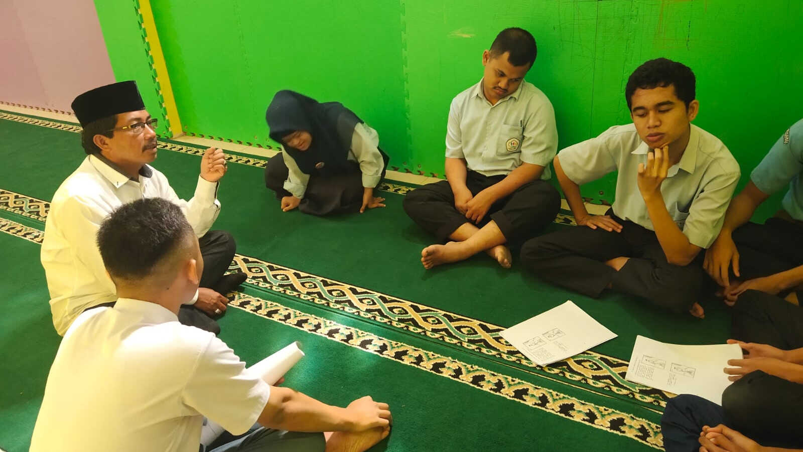 Rusman Edi, Pendidik Penuh Dedikasi Mengajar Anak Berkebutuhan Khusus Belajar Al-Qur'an